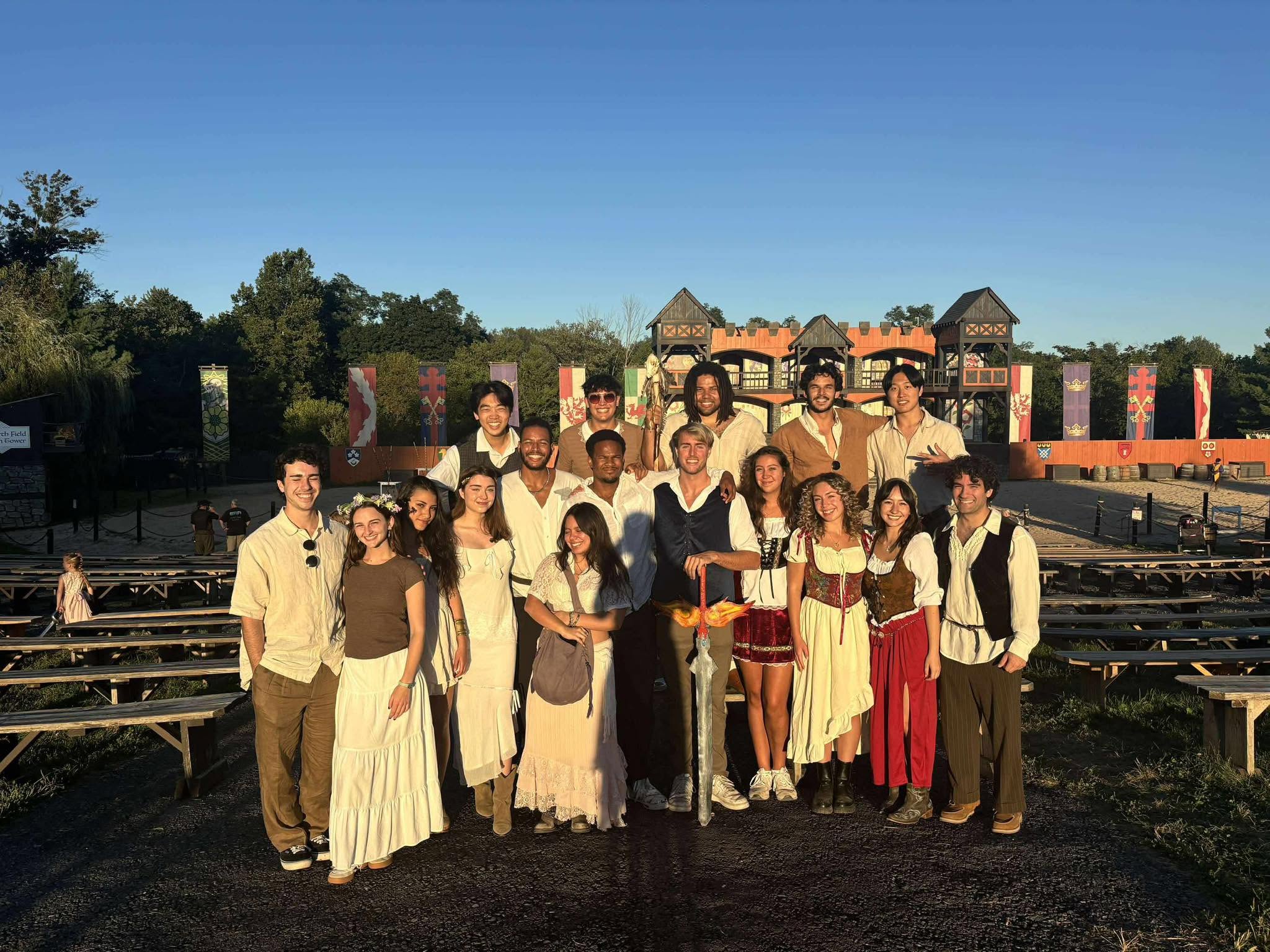 Pennsylvania Renaissance Faire group trip, 2025.