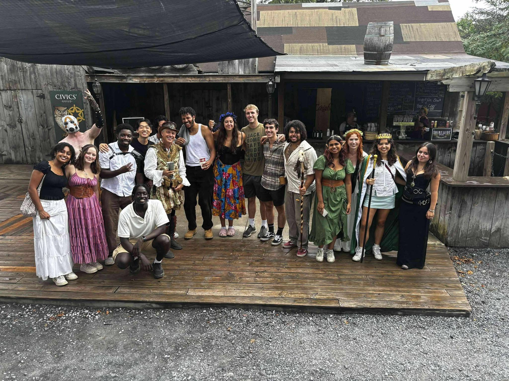 Pennsylvania Renaissance Faire group trip, 2024.